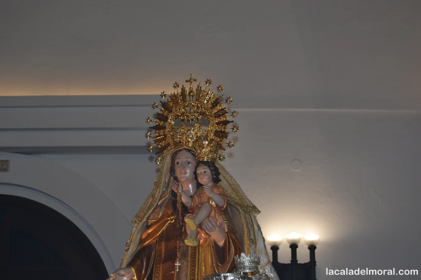 Virgen del Carmen en la Iglesia de La Cala del Moral