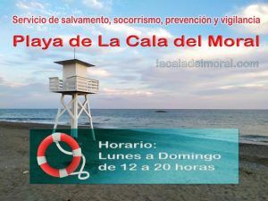 Servicio de socorrista de la Playa de La Cala del Moral