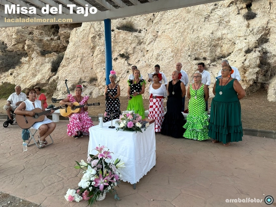Coro romeros del Carmen Misa del Tajo en La Cala del Moral 