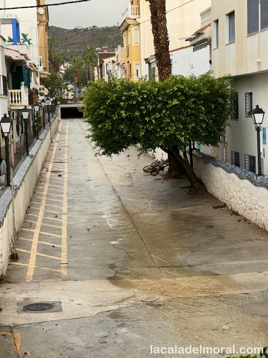 Calle san Juan tras las lluvias del 29 de Octubre de 2024