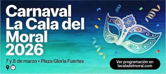 Carnaval de La Cala del Moral 2026 en la Plaza Gloria Fuertes (Rincón de la Victoria): 7 y 8 de marzo, con música en directo, pasacalles y concurso de disfraces